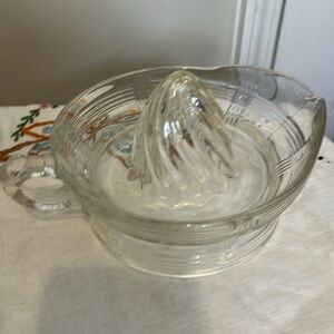 Glass hazel atlas juicer Vintage